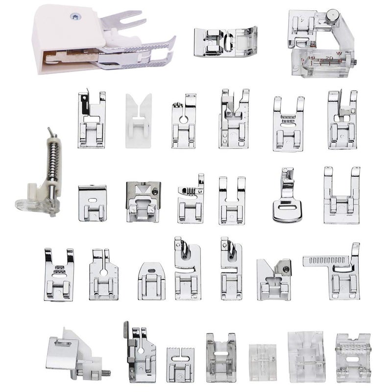 Stormshopping Professional Domestic 30 PCS Sewing Machine Presser Foot Presser Feet Set for Brother, Babylock, Singer, Janome, Elna, Toyota, New Home, Simplicity and Kenmore Low Shank Sewing Machines - Image 2